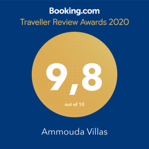 booking award 2020 - ammouda villas